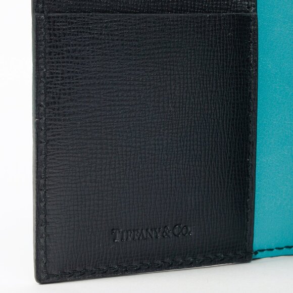 Tiffany & Co. Black Grained-Leather Snap-Closure Passport Cover - Picture 8 of 8